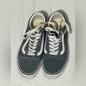 Vans Blue and White Women's Sneakers